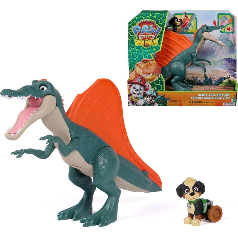 Patrulla Canina La Dino Película Rise & Roll Dino Con Rex De Spin Máster