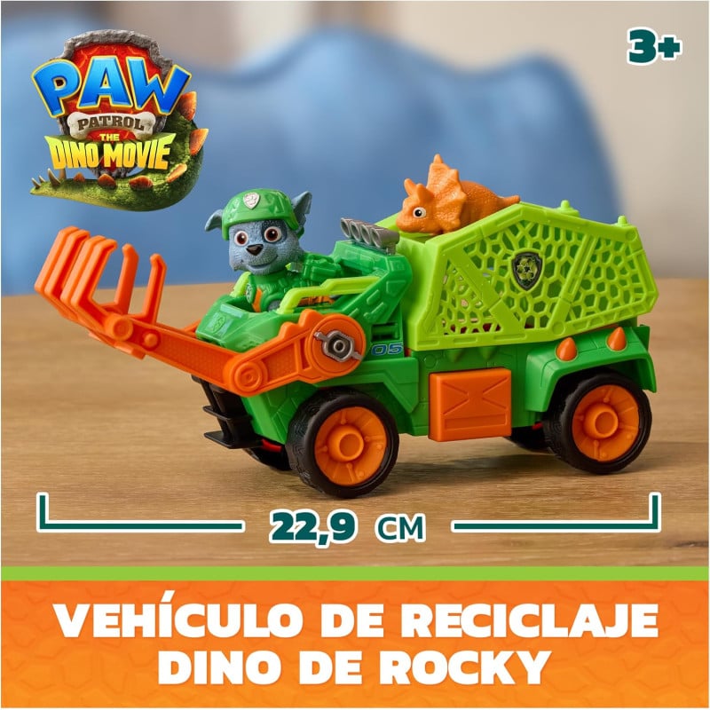 Patrulla Canina La Dino Película Vehículo De Rescate Rocky