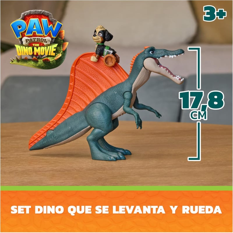 Patrulla Canina La Dino Película Rise & Roll Dino Con Rex