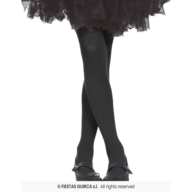 Pantys Negros Infantiles Talla 3-6 Años