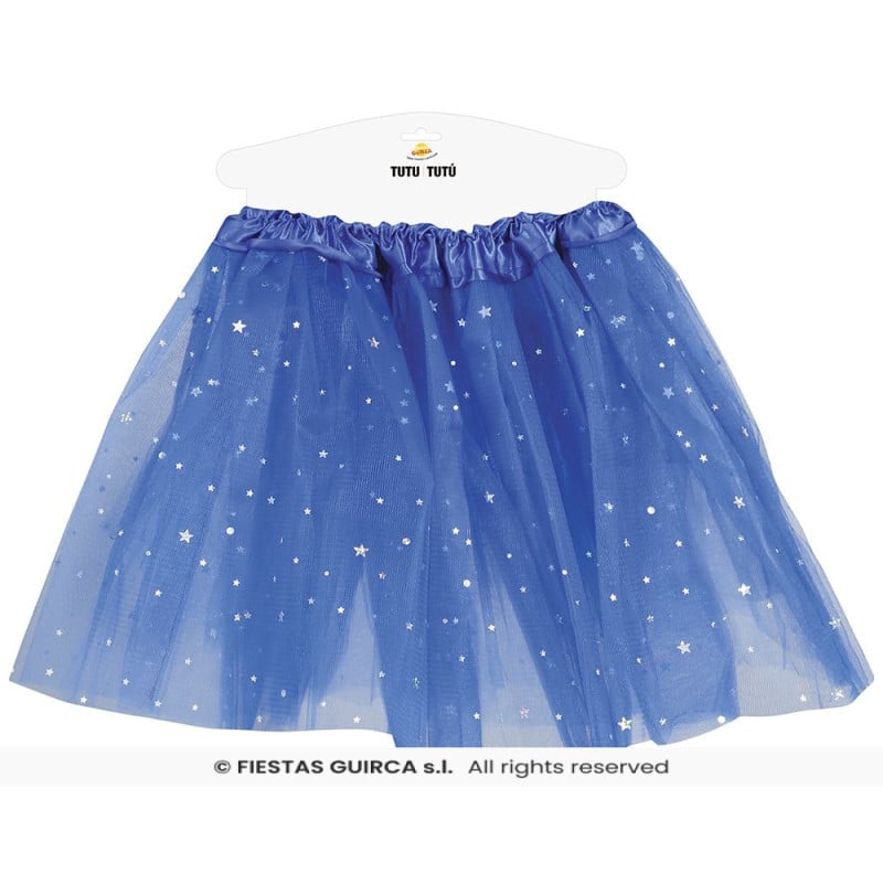 Tutú Infantil Azul con Estrellas