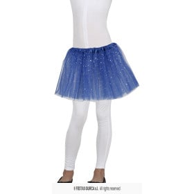 Tutú Infantil Azul con Estrellas 2