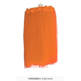 Tutú Naranja de Tul para Adulto 60 cm 2