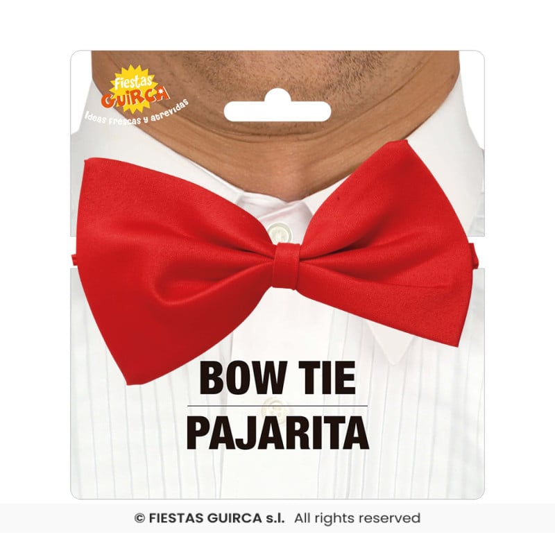 Pajarita Roja para Adulto 11 cm