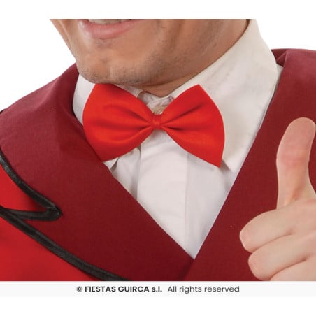 Pajarita Roja para Adulto 11 cm