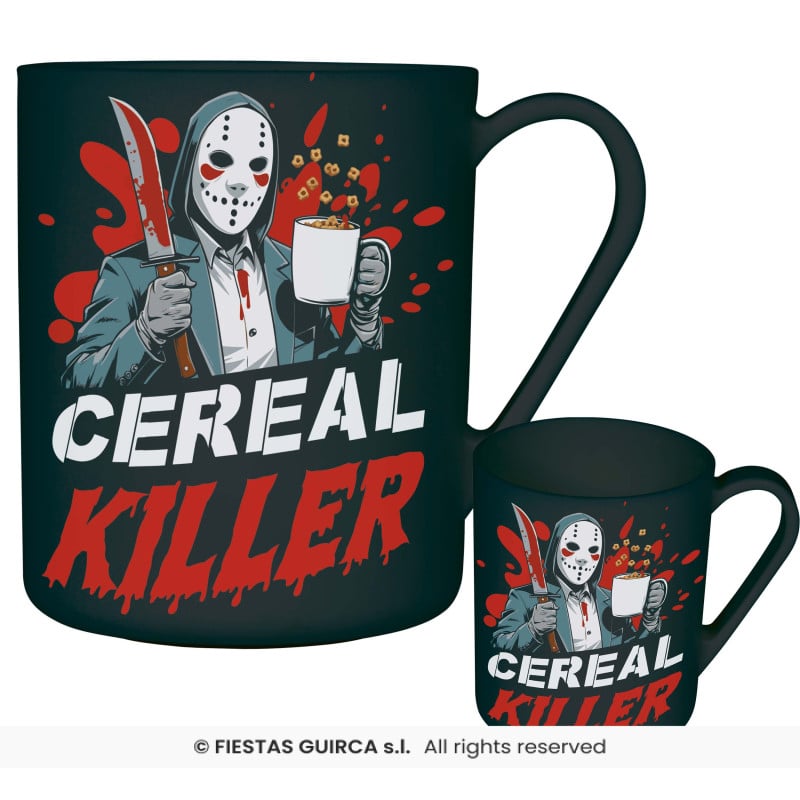 Taza Cereal Killer de PVC 10 cm