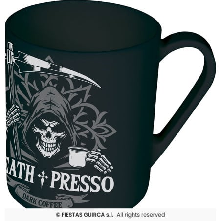 Taza Death Presso de PVC 10 cm