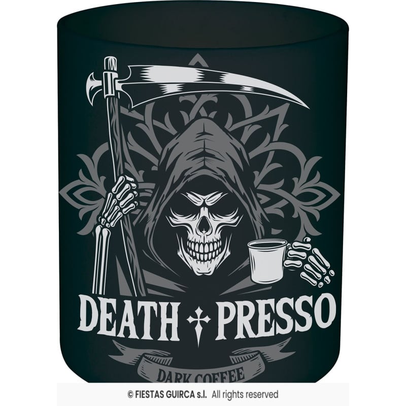 Taza Death Presso de PVC 10 cm