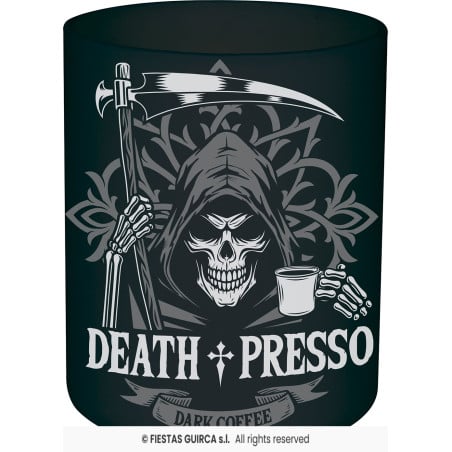 Taza Death Presso de PVC 10 cm