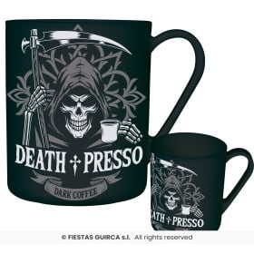 Taza Death Presso de PVC 10 cm