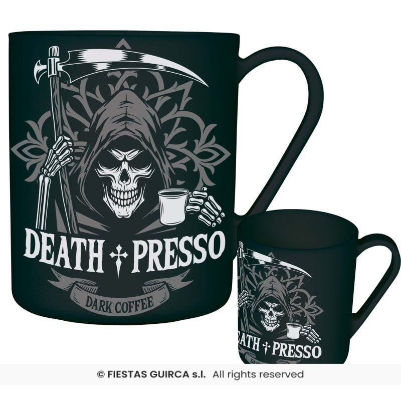 Taza Death Presso de PVC 10 cm