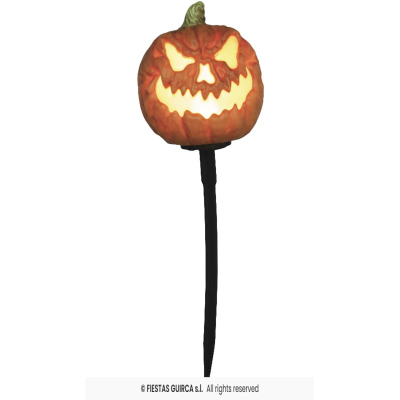 Calabazas Decorativas con Luz y Sonido 13 cm