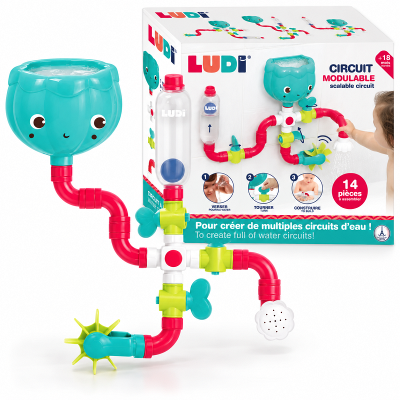 LUDI Gran Circuito De Agua De Top Toys