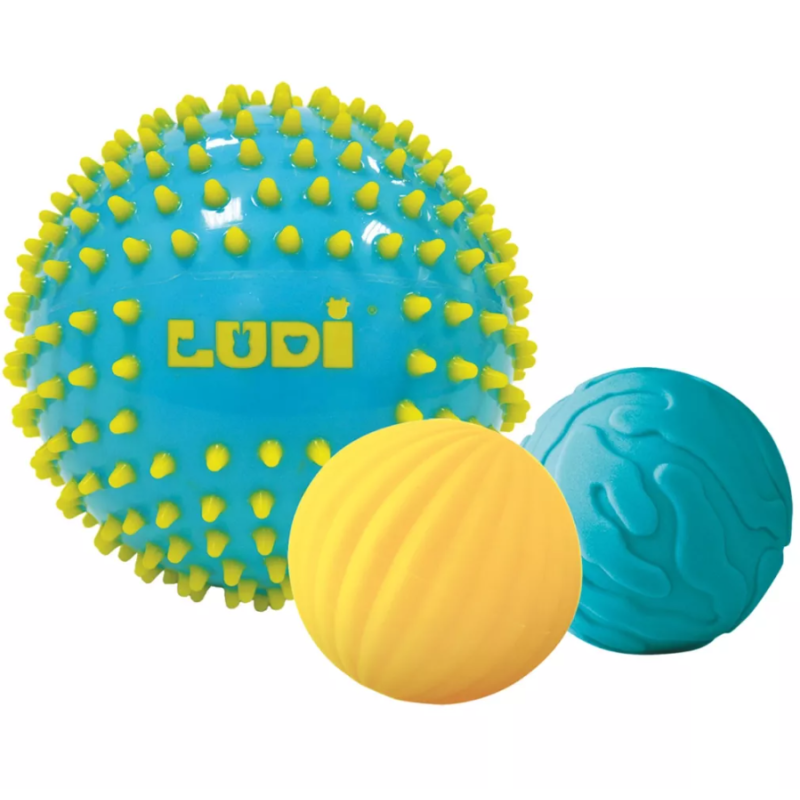 LUDI Pelotas Sensoriales Azules