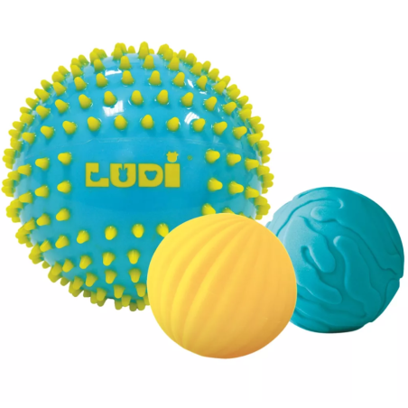 LUDI Pelotas Sensoriales Azules