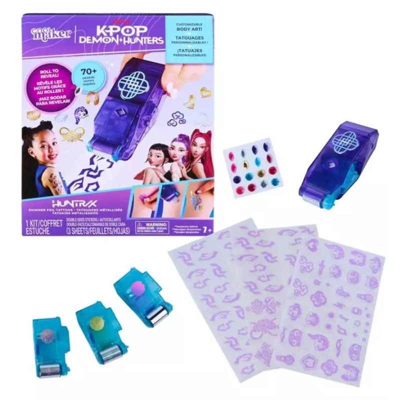 Set de Tatuajes K-Pop Demon Hunters Cool Maker