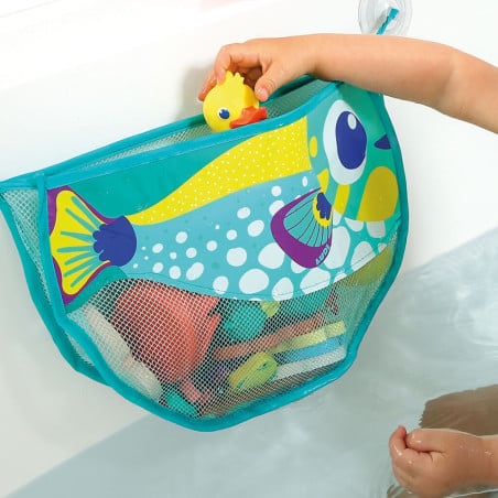 LUDI Red De Almacenamiento Pececito XXL Para Bañera