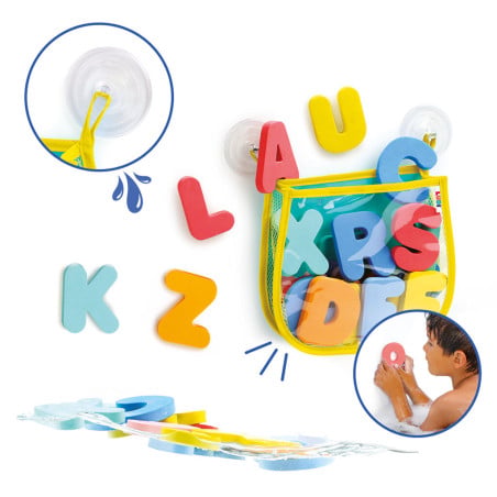 LUDI Letras Del Alfabeto De Espuma Para Bañera