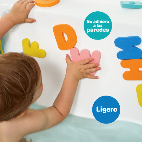 LUDI Letras Del Alfabeto De Espuma Para Bañera