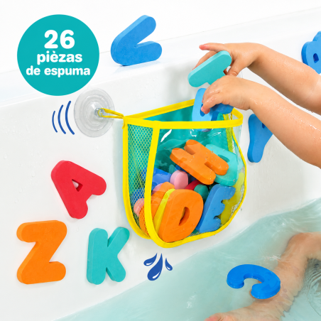 LUDI Letras Del Alfabeto De Espuma Para Bañera