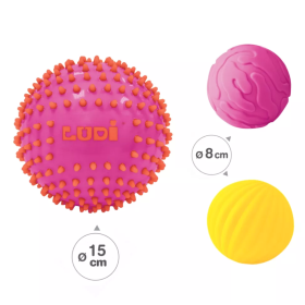 LUDI Pelotas Sensoriales Rosas De Top Toys 2