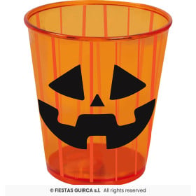 Vaso Calabaza Halloween Naranja 9 x 10 cm 2