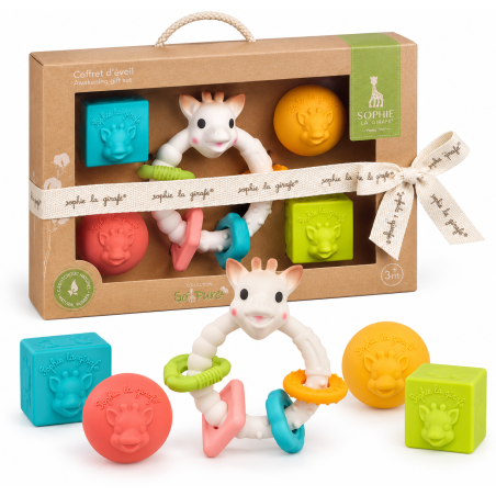 Sophie La Jirafa Pack de Regalo Mordedor, Pelotas Y Cubos De Top Toys