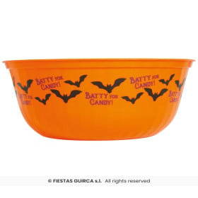 Bol para Chuches Halloween con Murciélagos 27 cm 2