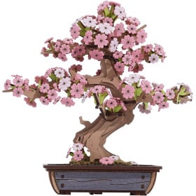 Rolife Puzzle 3D Sakura Bonsai 263 Piezas De Rolife 2