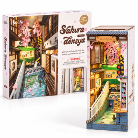 Rolife Maqueta Sujeta Libros Sakura Densya De Rolife