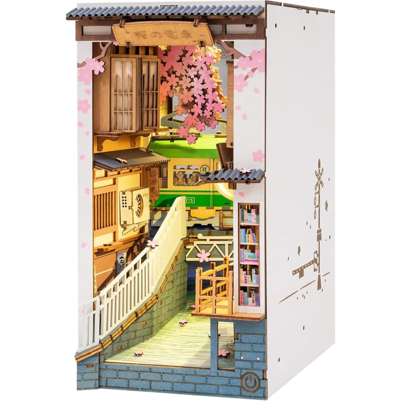 Rolife Maqueta Sujeta Libros Sakura Densya