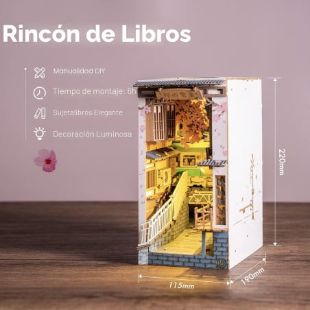 Rolife Maqueta Sujeta Libros Sakura Densya