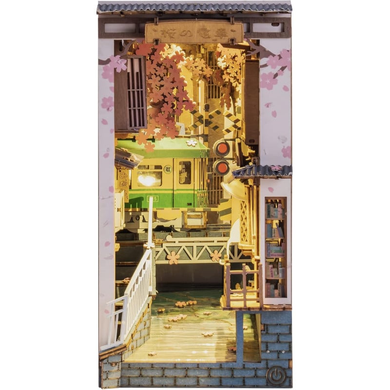 Rolife Maqueta Sujeta Libros Sakura Densya