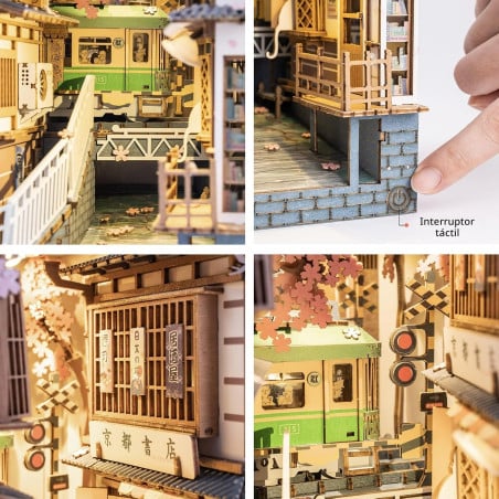 Rolife Maqueta Sujeta Libros Sakura Densya