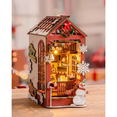 Rolife Maqueta Sujeta Libros Navideño