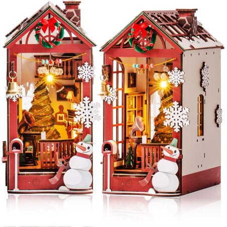 Rolife Maqueta Sujeta Libros Navideño