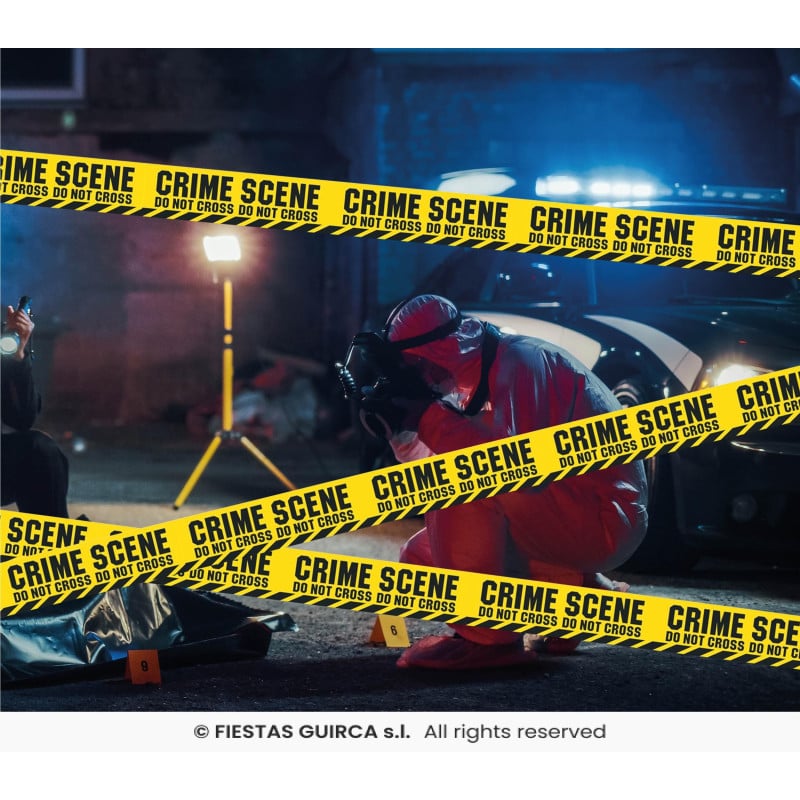 Cinta Crime Scene 6 m x 7,6 cm