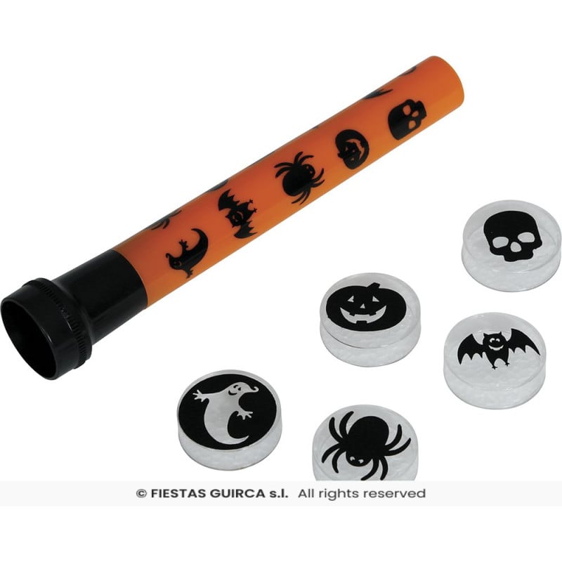 Linterna Proyector con Figuras de Halloween