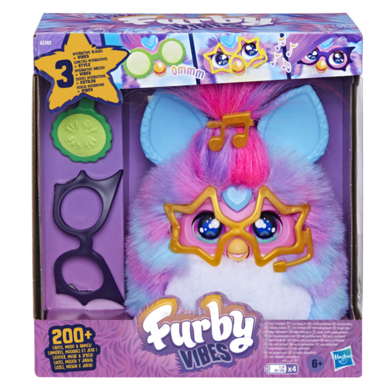 Furby Vibes Blue Razz Peluche Interactivo