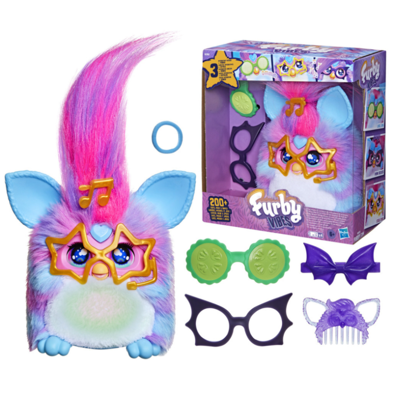 Furby Vibes Blue Razz Peluche Interactivo