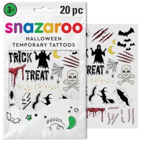 Snazaroo Tatuajes Temporales Halloween Espeluznantes