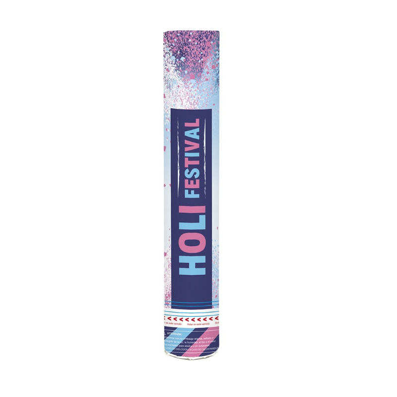 Cañón de Polvo Holi Rosa 50 cm