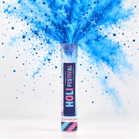 Cañón de Polvo Holi Azul 50 cm