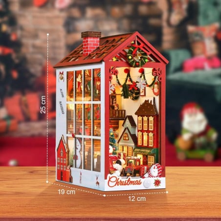 Rolife Maqueta Sujeta Libros Navideño