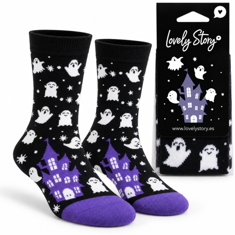 Calcetines Fantasmas BOO! Talla 24-29 De Creative Story