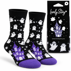 Calcetines Fantasmas BOO! Talla 30-35 De Creative Story