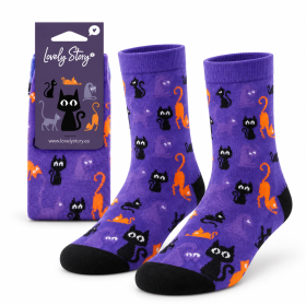 Calcetines Gatos Negros Talla 30-35 De Creative Story