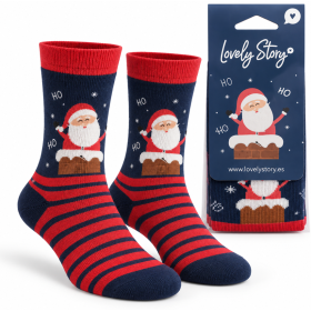 Calcetines Santa Claus Talla 30-35 De Creative Story