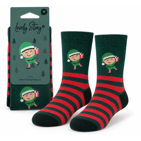 Calcetines Elfo Navideño Talla 24-29 De Creative Story