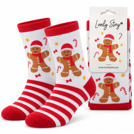 Calcetines Galletas De Jengibre Talla 24-29 De Creative Story
